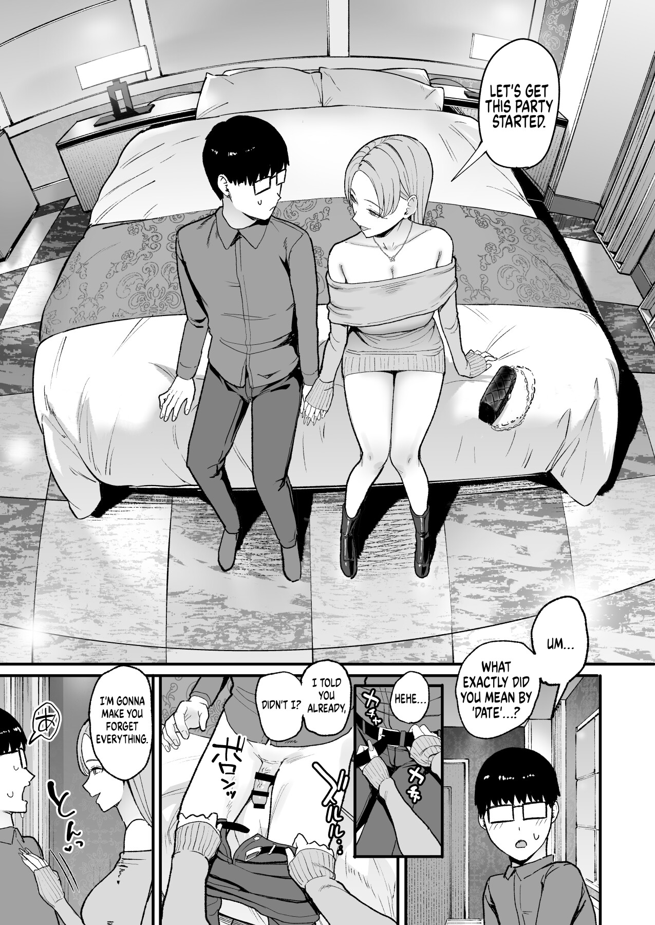 Hentai Manga Comic-Drop-in Gyaru Lets Me Use Her Pussy 5-Read-34